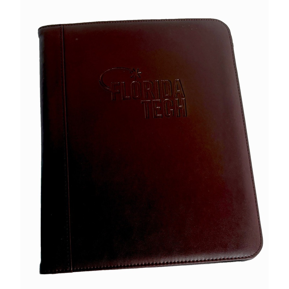 NWT Florida Tech Student Porffolio Maroon Faux Leather Jardine College Classics